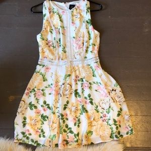Floral print dress